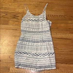 Patterned romper